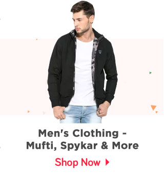 Fashion at Great Prices - Men's Clothing - Mufti | Spykar & more
