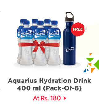 Aquarius Hydration Drink 400 ml Pack of 6