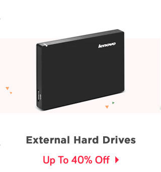 External Hard Drives: Upto 40% off