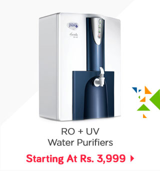 RO+UV Water Purifiers  - Starting at Rs.3999