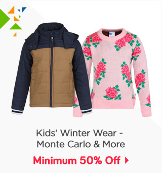 Kids' Winter Wear - Min. 50% Off - Monte Carlo & More