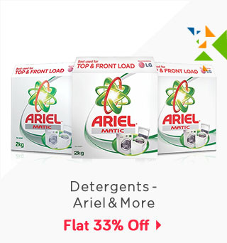 Detergents | Surf Excel & Ariel | Flat 33% off