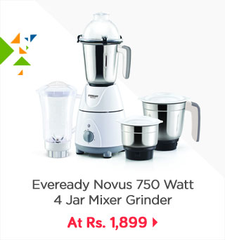 Eveready Novus 750 Watt 4 Jar Mixer Grinder