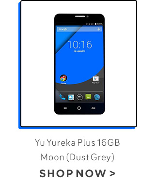 Yu Yureka Plus 16GBMoon (Dust Grey)