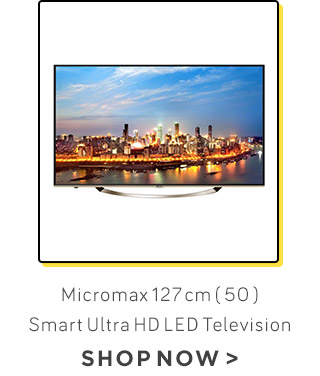 Micromax 127 cm ( 50 )Smart Ultra HD LED Television