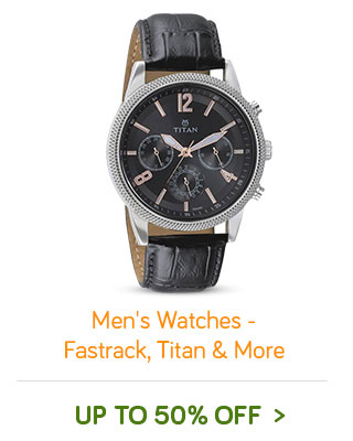 Men's Watches - Up to 50% Off (Fastrack | Titan & More)
