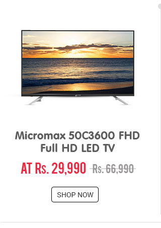 Micromax 50C3600 FHD / 50C5220FHD 127 cm (50) Full HD LED Television