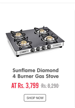 Sunflame 4 Burner Gas Stove