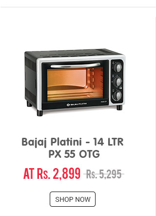 Bajaj Platini 14 LTR PX 55 OTG - Black