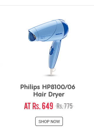 Philips HP8100/06 Hair Dryer- Blue