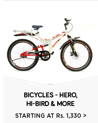 Bicycles - Hero, Hi-Bird & more - Starting from 1330