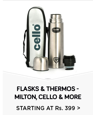 Flasks & Thermos - Milton, Cello & More - Starting At Rs. 399