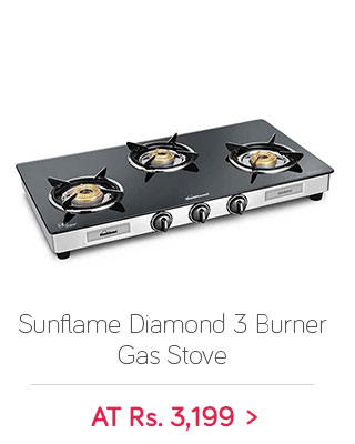 Sunflame Diamond 3 Burner