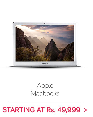 Apple Macbooks | Starting at Rs.49,999