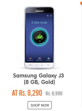Samsung Galaxy J3 (8 GB, Gold)