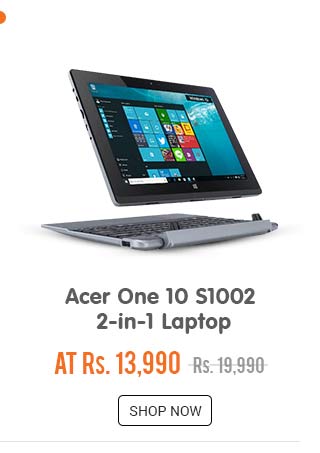 Acer One 10 S1002 2-in-1 Laptop, 25.7 cm (10.1") 