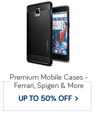 Premium Mobile Cases - Ferrari | Spigen | iPaky & More Upto 50% off