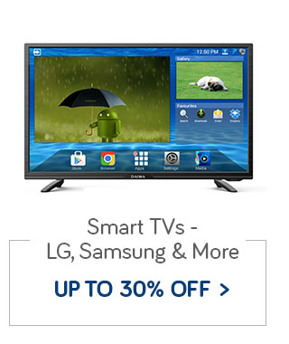 Smart TVs | LG, Samsung & more | Up to 30% off