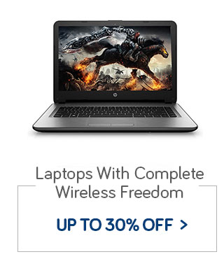 Laptops -  Up to 30% Off