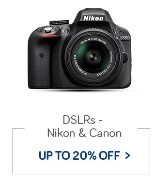 DSLRs - Up to 20% Off