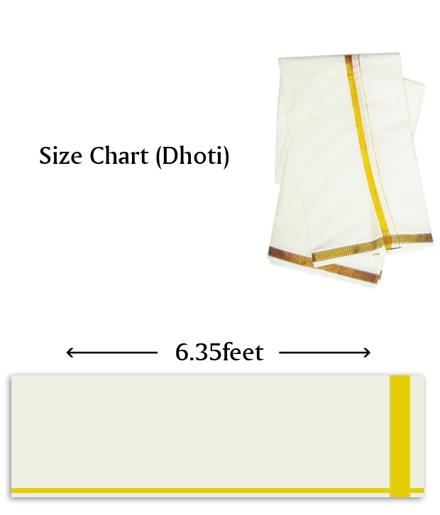 Dhoti Size Chart