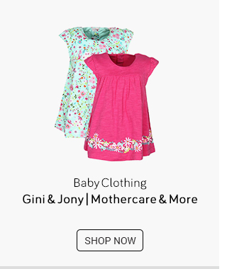 Baby Clothing - UCB, Gini & Jony, Mothercare & more