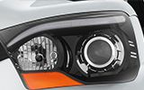 Dual projector headlamps