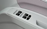 Power window switches on driver-door