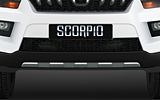 Silver design skid plate