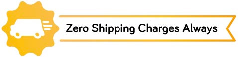 Zero Shipping Charges Always