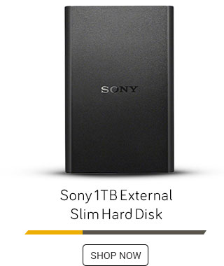 Sony 1TB External Slim Hard Disk