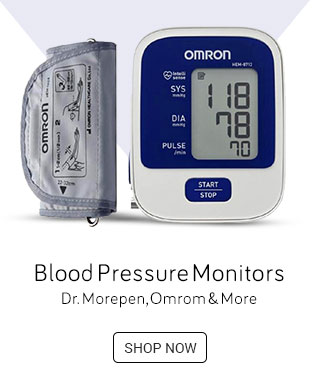 Blood Pressure Monitors - Dr. Morepen, Omrom & More
