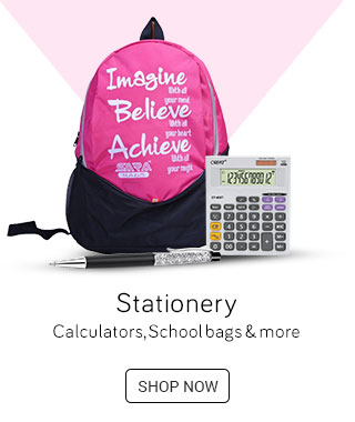 Stationery - Calculators, school bags & more