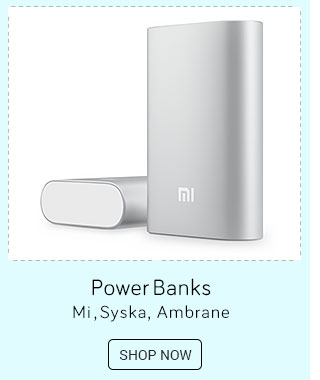 Power Banks  Mi , Syska,  Ambrane